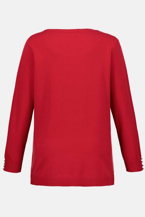 Pullover, Zierperlenbündchen