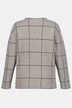 Jacquard Check Long Sleeves Sweater