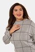 Jacquard Check Long Sleeves Sweater