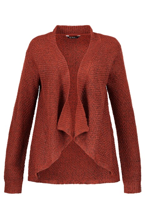 Mixed Yarn Sequin Accent Cardigan Sweater