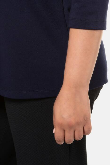 Shirt, Zierband-Ausschnitt, Classic, 3/4-Arm