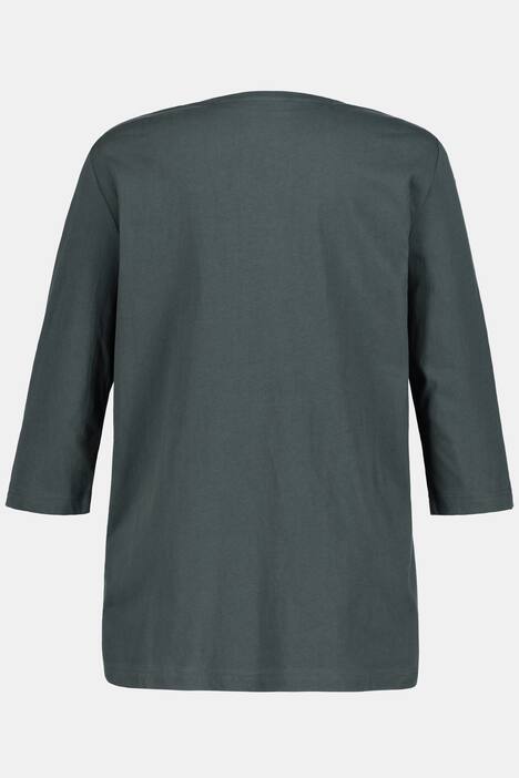 Shirt, Spitzenbesatz, Regular, V-Ausschnitt