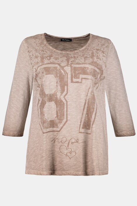 Shirt, classic, 3/4 mouwen