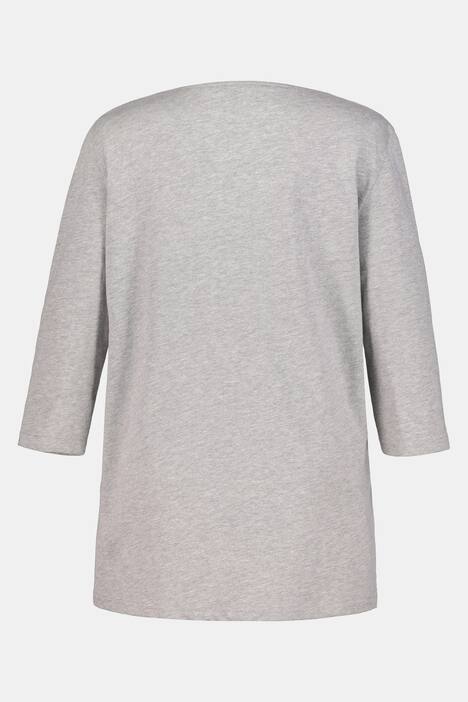 Shirt, Statement-Schaumdruck, Regular, 3/4-Arm
