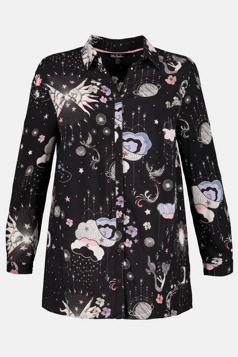 Blouse, overhemdkraag