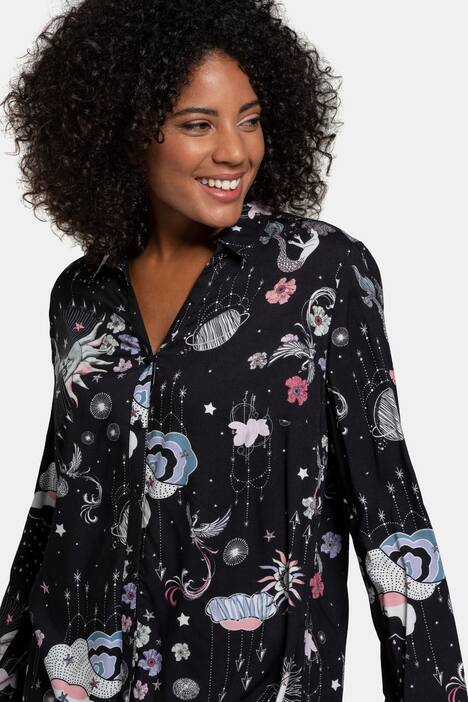 Blouse, overhemdkraag