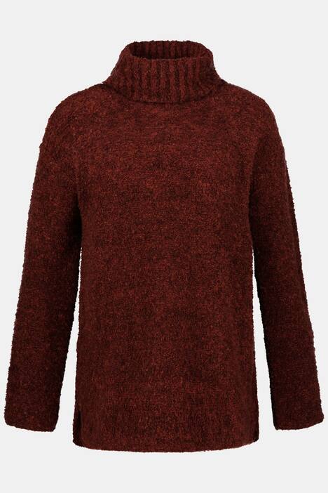 Pullover, Rollkragen, Classic, weicher Flauschstrick