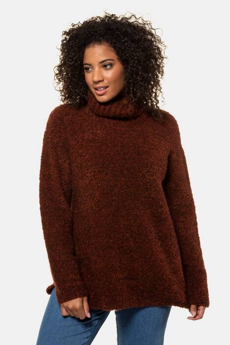 Pullover, Rollkragen, Classic, weicher Flauschstrick
