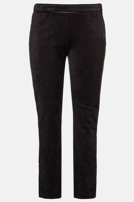 Jeggings Sienna, Wildlederoptik, Ziernähte, Paspel