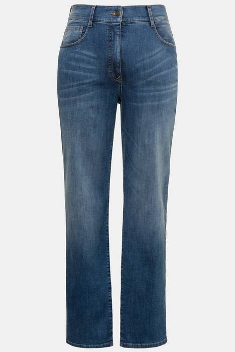 Boyfriend-Jeans, leichte Waschung, 5-Pocket-Form