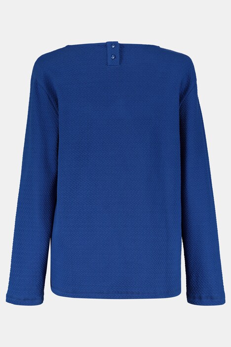 Sweater, Bio-Baumwolle, Struktur, Langarm, PURE
