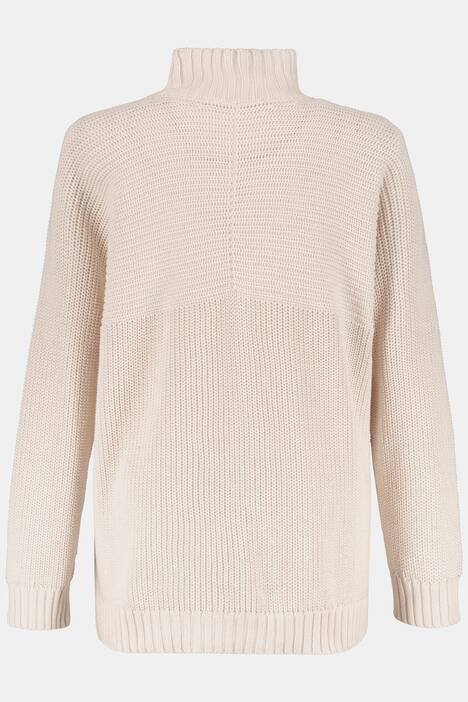 Pullover, Bio-Baumwolle, Strukturstrick, Langarm, PURE
