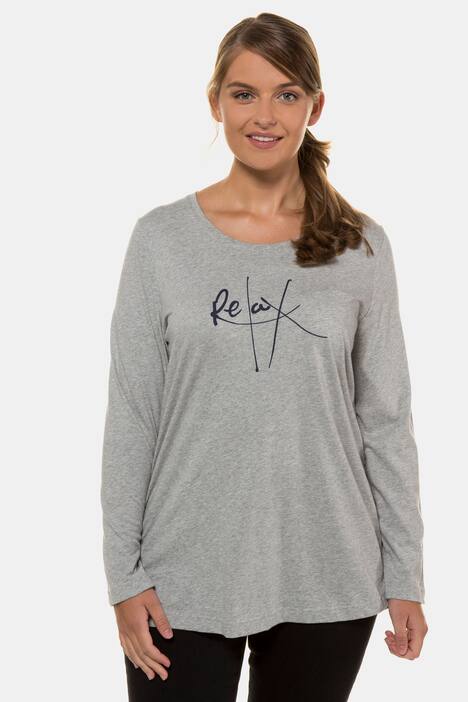 Shirt, Motiv RELAX, Classic, Flammjersey, Biobaumwolle
