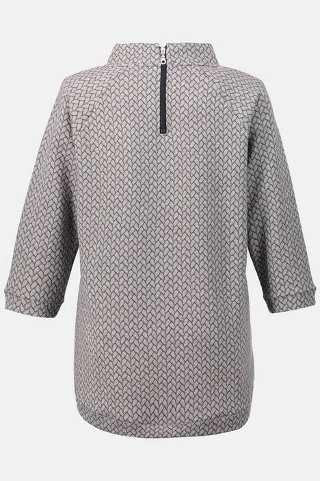 Sweatshirt, Stehkragen, Biobaumwolle