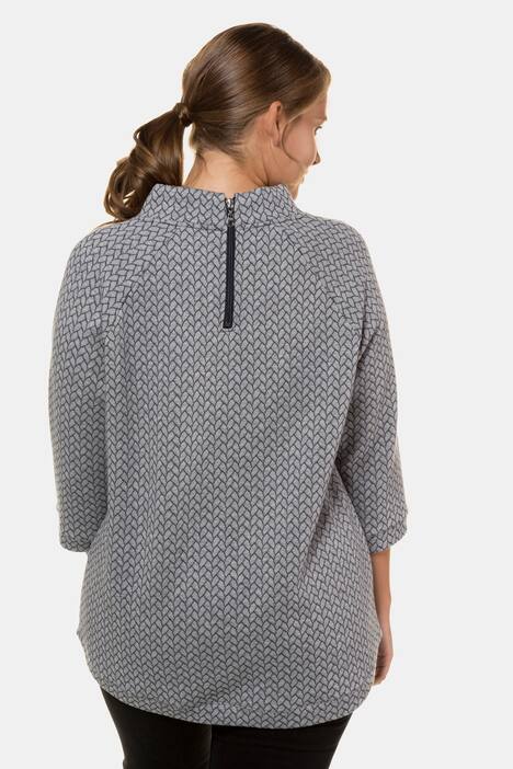Sweatshirt, Stehkragen, Biobaumwolle