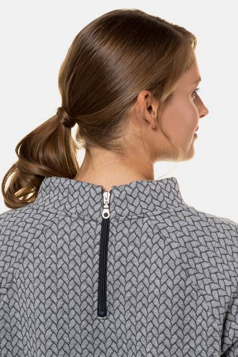 Sweatshirt, Stehkragen, Biobaumwolle