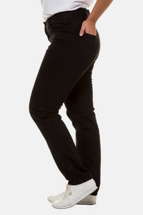 Jeans, gerades Bein, Stretch, 5-Pocket, PURE