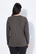 T-shirt Coupe Slim Fit, décolleté en V et manches longues