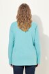 T-shirt Coupe Slim Fit, décolleté en V et manches longues