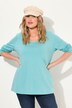 T-shirt Coupe Slim Fit, décolleté en V et manches longues