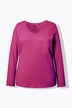 T-shirt Coupe Slim Fit, décolleté en V et manches longues