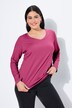 T-shirt Coupe Slim Fit, décolleté en V et manches longues