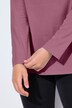 Shirt, slim, V-hals, lange mouw