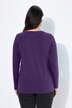 T-shirt Coupe Slim Fit, décolleté en V et manches longues