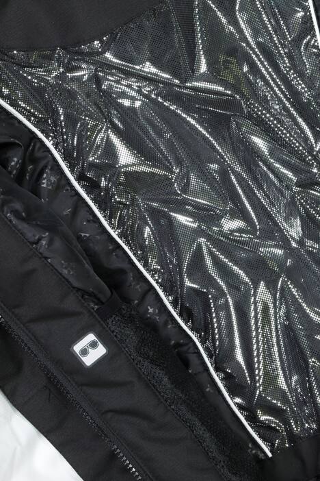 Veste de ski fonctionnelle, capuche amovible, zip