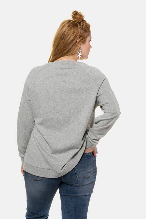 Sweatshirt, Webpelz-Einsatz, Langarm