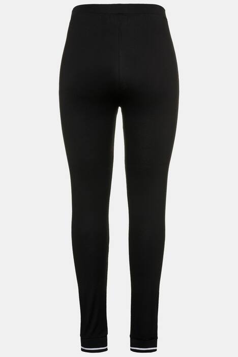 Homewear-Hose, Streifenbündchen, Elastikbund