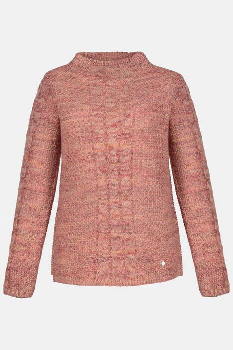Pullover, weicher Feinstrick, Zopfmuster/Struktur