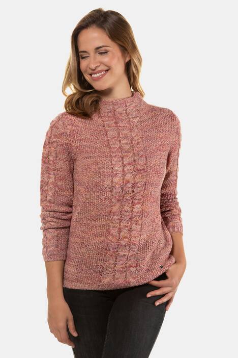 Pullover, weicher Feinstrick, Zopfmuster/Struktur