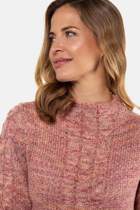 Pullover, weicher Feinstrick, Zopfmuster/Struktur