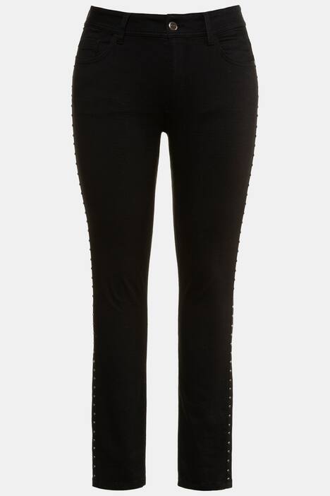 Studded Stretch Skinny Jeans