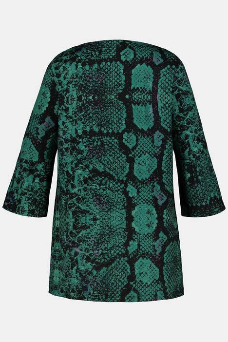 Kaftan mit aufwendiger Paillettenstickerei, Volantärmel