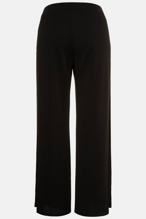 Exklusive 2-in-1-Marlenehose mit langen Seitenschlitzen