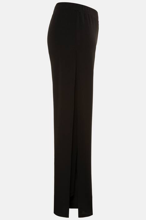 Exklusive 2-in-1-Marlenehose mit langen Seitenschlitzen