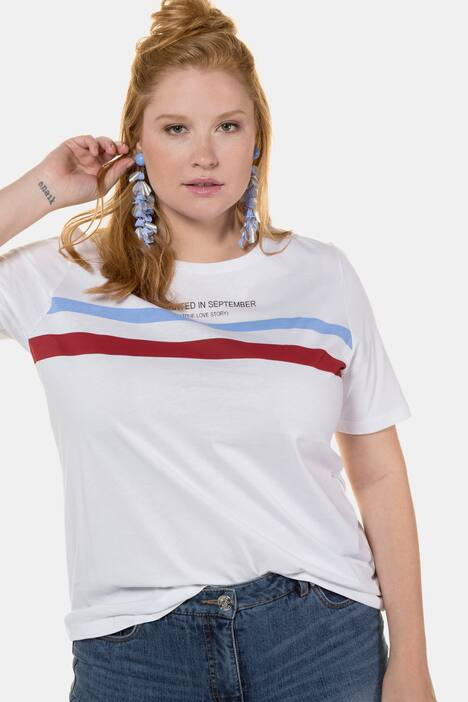 Shirt, Streifen, Halbarm