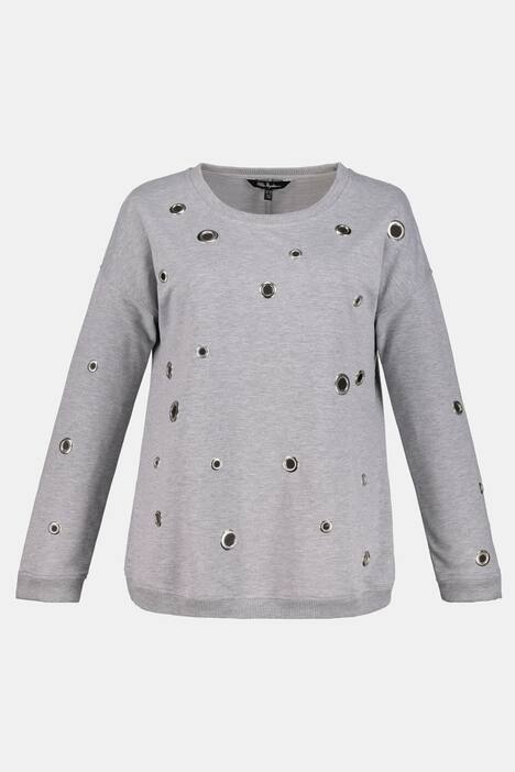 Sweatshirt, Ringnieten, Langarm