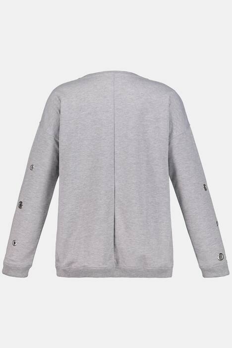 Sweatshirt, Ringnieten, Langarm