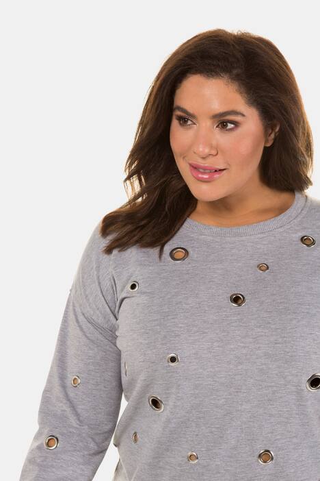 Sweatshirt, Ringnieten, Langarm