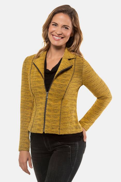 Blazer, Jacquard-Jersey, Zierband