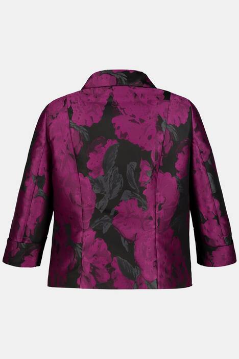 Blazer, jacquard, kort model