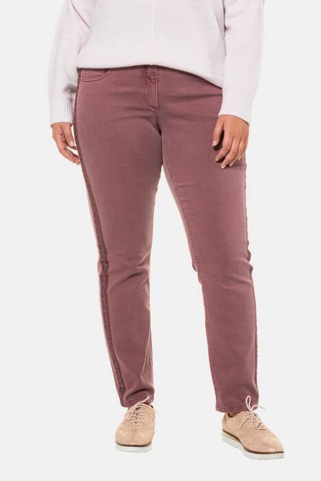 Jeans Sammy, Galonstreifen, schmale 5-Pocket-Form