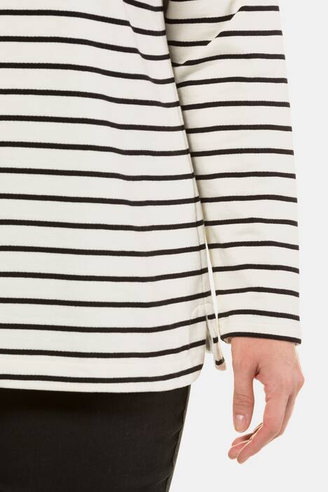 Ringelshirt, Schriftmotiv TAKE TIME, Classic, Langarm