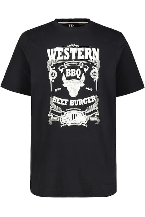 T-shirt, 2-pack, bull print/plain, short sleeve, jersey fabric