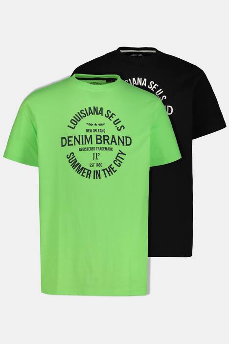 T-Shirts, 2er-Pack, Denim Brand