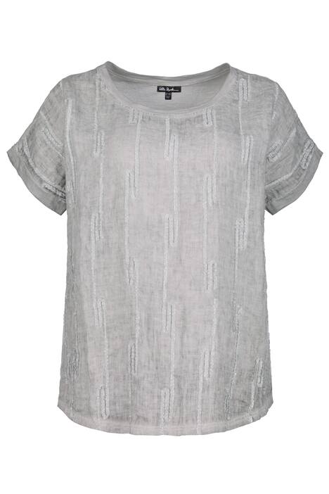 Shirt, oversized schouders, linnen
