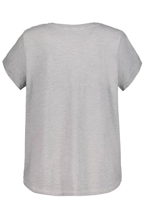 Shirt, oversized schouders, linnen